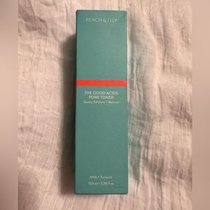 Peach & Lily The Good Acids Pore Toner AHA+Turmeric FULL SIZE 3.38 fl.oz - NIB!